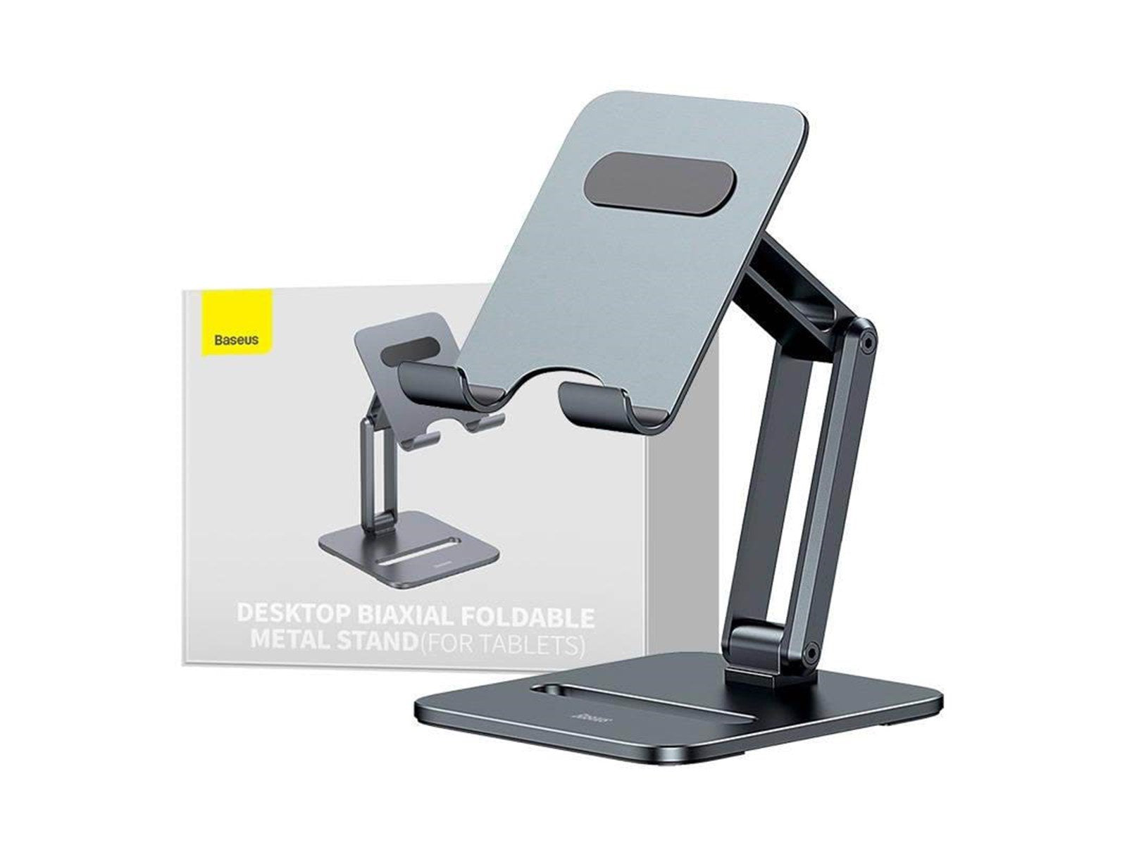 Baseus Biaxial stand holder for tablet (gray) Baseus Biaxial stand holder for tablet (gray)